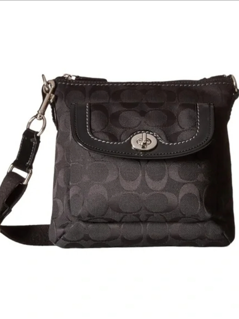 Coach Black Signature Crossbody Bag